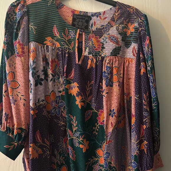 Johnnie Was Boho top Medium - Picture 1 of 3